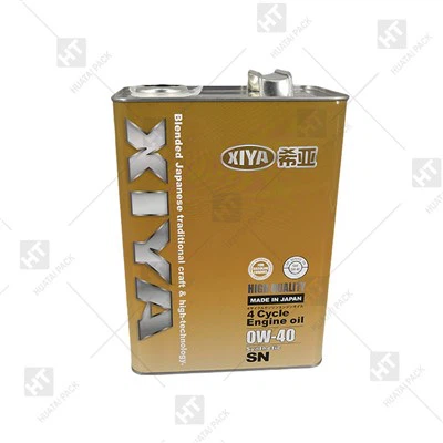 5L rechteckige Weißblechdose