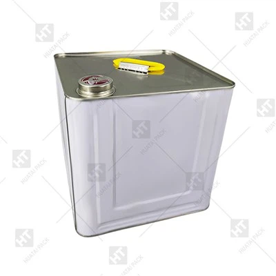 Quadratische Blechdosen für Motoröl